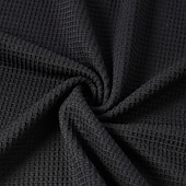 cheap Waffle Knit Tee-Men's Waffle Tee Waffle Henley Shirt Shirts With Elbow Patches Long Sleeve Lapel Quarter Zip Fall Spring &amp;  Fall Solid Color Fashion Basic Casual Pockets Patchwork Color Block Casual Street Sports
