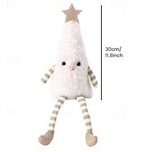 halpa Keräilyfiguurit-Joulukuusi pehmolelu koriste, söpö pehmolelu joulukuusenukke pöytäkoriste, juhlava koti &amp;juhlakoristeiden esittelyhahmo