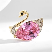 economico Spille e fermagli-Spille Retrò Animale Elegante Moda Personalizzato Semplice Spilla Gioielli Rosa Chiaro Per Matrimonio Feste Regalo Fidanzamento Balli di fine anno Festival