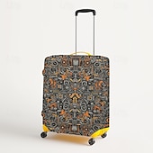 cheap Home Wear &amp; Home Slippers-Art Style Printed Luggage Cover Stretch Suitcase Protector Elastic Travel Baggage Cover