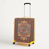 baratos Desgaste em casa e chinelos em casa-Capa protetora elástica para mala de viagem com estampa artística.