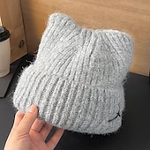 olcso Kalapok-Női Kalap Téli kalapok Meleg Szabadtéri Otthon Utca Kötött Szalagcsokor