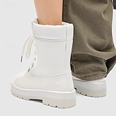 economico Stivali da lavoro-stivali da lavoro impermeabili arancioni da uomo: design robusto con supporto alto per la caviglia, ideali per lavori all'aperto e uso intensivo