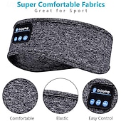 お買い得  装飾ライト-睡眠用ヘッドフォン ワイヤレス、Bluetooth スポーツ ヘッドバンド ヘッドフォン、超薄型 HD ステレオ スピーカー付き、睡眠、ワークアウト、ジョギング、ヨガ、不眠症、飛行機旅行に最適
