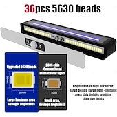 Недорогие Подсветки дорожки и фонарики-Настенные солнечные светильники с водонепроницаемым корпусом, уличные светильники для ограждений, переносные светильники безопасности на солнечных батареях для ограждений, гаражей, кемпингов