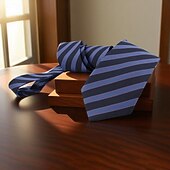 economico Cravatte e papillon da uomo-Per uomo Cravatte Classico Strisce e Quadri Serata Formale Data Festa &amp; Sera Festival