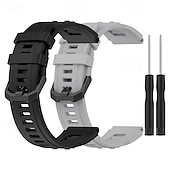 ieftine Alte curele de ceas-2 Pachete Bandă de ceas inteligent Compatibil cu Amazfit T-Rex Ultra Ceas inteligent Curea cu Instrumentul de îndepărtare Ajustabil Închidere clasică Banderolă Sport Înlocuire Brăţară