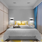 preiswerte Indoor-Wandleuchten-Innenbereich Außenbereich Modern Außenwandleuchten Innenwandleuchten Wohnzimmer Außenbereich Aluminium Wandleuchte 85-265V