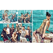 economico Abiti degli anni '20-Set Anni Ruggenti Anni 1920 Lunghezza al ginocchio Abito Flapper Abito da cocktail Costume di fantasia con accessori Senza maniche Il grande Gatsby Ragazza Flapper Paillettes Frangia con nappe Scollo