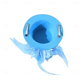 billiga Fascinatorer-fascinators Fjädrar Fedorahatt Bröllop Tebjudning Hästrace cocktail Elegant Vintage söt stil Med Fjäder Hårbonad Huvudbonader