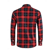 olcso Ingek-Karácsony Hosszú ujjak Gombos ing Mikulás Grafikus Újdonságok Vicces mert Férfi Felnőttek 3D nyomtatás mert Karácsony Farsang Újév Parti