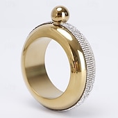 economico Attrezzatura da Campeggio-1 fiaschetta in acciaio inossidabile alla moda per donna: nasconde discretamente vino e cocktail &amp;liquori - accessorio perfetto per feste estive - un must-have per la cucina di alta qualità per Natale