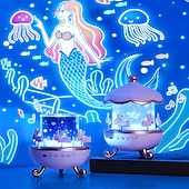 economico Luci Notturne per Bambini-Proiettore Notturno Carousel Bunny 12 Film Musica e Altoparlante Bluetooth Proiettore di Stelle Rotante a 360° per Camera dei Bambini Lampada Nursery Ricaricabile Regalo di San Valentino per Bambine