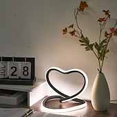 Недорогие Настольные лампы-Настольная лампа / лампа для чтения / прикроватная лампа, регулируемая, современная, в скандинавском стиле, с питанием от постоянного тока и USB, для спальни / кабинета / офиса, металлический /