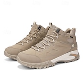 Men's Beige Waterproof Trail Boots – Durable and Comfortable, Perfect for Hiking, Trail Running and All-Day Outdoor Wear cheap Hiking Boots-Men's Beige Waterproof Trail Boots – Durable and Comfortable, Perfect for Hiking, Trail Running and All-Day Outdoor Wear
