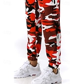 economico Pantaloni da Corsa &amp; Collant-Per uomo Pantaloni della tuta con risvolto Pantaloni Cargo pantaloni sportivi Coulisse con tasche Vita Alta Pantaloni Palestra Athleisure Allenamento Primavera Autunno Elastico Palestra Allenamento