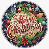 Недорогие Коврики-С Рождеством круглый коврик для гостиной и спальни искусственный кашемир коврик праздника с украшениями Пуансеттия и сосновыми листьями мягкий нескользящий машинная стирка 4фт