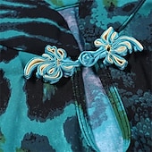 Stílusos, állatmintás, kulcslyuk alakú nyakkivágással és bő szoknyával ellátott társastáncruha táncgyakorláshoz és előadásokhoz olcso Standard táncterem-Stílusos, állatmintás, kulcslyuk alakú nyakkivágással és bő szoknyával ellátott társastáncruha táncgyakorláshoz és előadásokhoz