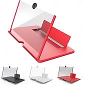 Недорогие Товары для дома-10/12-дюймовый изогнутый 3D-увеличитель для экрана телефона со складной подставкой — портативный многофункциональный объектив для фильмов и игр &amp;видеозвонки, совместимые со всеми смартфонами