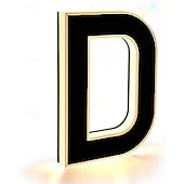 olcso Dekoratív fények-megvilágított házszámok kültérre, vízálló megvilágított címtábla, 12 V-os modern LED-es háttérvilágítású házszám otthonra, garázsba, üzletbe