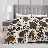 billige Tepper og pledd-Teppe Fleece-tepper Kasteteppe til sofaen Kutrykk Vestlig Bohem Sofa Seng Dekorativt teppe Varmt teppe Gave Hjemmedekor