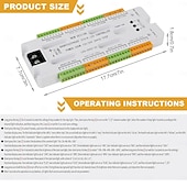 cheap Lamp Bases &amp; Connectors-32 Channel Motion Sensor LED Stair Controller Automatic Staircase Lighting Controller Short Circuit Proof Stairway Step Light Controller Adjustable Brightness for Indoor Under Stair Lighting DC12-24V