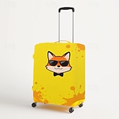 cheap Home Wear &amp; Home Slippers-Fox Animal Print Luggage Cover Stretch Suitcase Protector Elastic Travel Baggage Cover