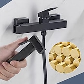 Недорогие Смесители для ванны-Биде кран черный Самоочищение Современный