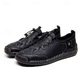 preiswerte Stiefeletten-Braune, handgefertigte Freizeitschuhe für Herren mit weicher Gummisohle und elastischem Kordelzug, bequeme Outdoor-Fahrschuhe für Reisen und den Alltag