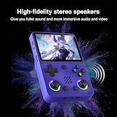 Недорогие Видеоигры-Портативная игровая консоль RG36 PRO профессиональный игровой чип 64GB TF карта 3.5 дюйма IPS экран высокой четкости двойные 3D стика и кнопки RGB цветная подсветка ретро-дизайн Подарок на День