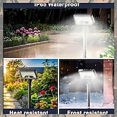 cheap Pathway Lights &amp; Lanterns-92led Tri Color Switching Solar Lawn Light Motion Sensor Channel Light Usb Power Supply Adjustable Angle Garden Courtyard Lighting  1PC
