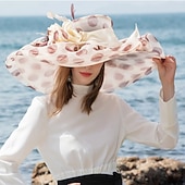 economico Cappelli da Festa-Cappello Kentucky in organza  Fascinator  Cappelli con fiore 1pc Matrimonio  Occasione speciale  Copricapo casual per impressionare Dress Day