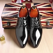 levne Oxford boty-Pánské společenské boty - elegantní sváteční styl s ozdobnými detaily, ideální pro vánoční večírky a formální oslavy