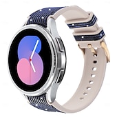 abordables Bracelets de montre Samsung-Bracelet de Montre  pour Samsung Galaxy Montre 7/6/5/4 40/44mm, Montre 5 Pro 45mm, Montre 6 Classique 43/47mm, Montre 4 Classique 42/46mm Silicone Remplacement Sangle Paillettes Mignon Réglable