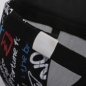 tanie Czapka baseballowa męska-Męskie Czapka z daszkiem Kapelusz Czapka Truckera Biały Niebieski Poliester Korygujący Moda Dzienne zużycie Graffiti hip-hopowe Oddychający