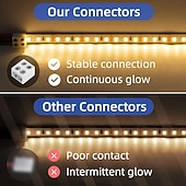 זול אביזרי לד-חבילה של 10 מחברי לד, 2 פינים, 8 מ"מ, 10 מ"מ, מחבר תאורת לד ללא הלחמה, מחברי תאורת רצועת לד לבנים עם מברג, מחברים מאריכים לרצועה עבור רצועת לד בצבע יחיד, 5 וולט, 12 וולט, 24 וולט