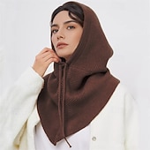 baratos Chapéus-Mulheres Chapéu Chapéus de inverno A Prova de Vento Quente Diário Final de semana Tricotado Cor imaculada