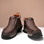 Męskie mokasyny zapinane na suwak z ekologicznej skóry w kolorze kawy z podeszwą antypoślizgową, wytrzymałe, codzienne buty do pracy i noszenia na co dzień tanie Mokasyny i trzewiki męskie-Męskie mokasyny zapinane na suwak z ekologicznej skóry w kolorze kawy z podeszwą antypoślizgową, wytrzymałe, codzienne buty do pracy i noszenia na co dzień