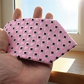 economico Cravatte e papillon da uomo-Per uomo Cravatte Ufficio Classico Strisce e Quadri Serata Formale Data Festa &amp; Sera Festival