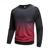 cheap Basic Sweatshirts-Men's Sweatshirt Pullover Blue Red Royal Blue Green Gray Crew Neck Plain Casual Daily Sports &amp; Outdoor Polyester Streetwear Cool Sportswear Spring &amp;  Fall Clothing Apparel Hoodies Sweatshirts  Long