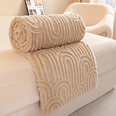 preiswerte Sofadecken &amp; Überwürfe-Einfarbige Decke mit römischen Säulen, dicke Taff-Samt-Überwurfdecke für Kinder, warme Winter-Klimaanlagendecke, weiche, gemütliche Nickerchendecke für Bett oder Sofa
