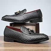 tanie Męskie buty na Boże Narodzenie-czerwone mokasyny męskie ze sztucznej skóry z fakturą skóry krokodyla i ozdobnym zamkiem błyskawicznym – luksusowe buty świąteczne na formalne i półformalne okazje