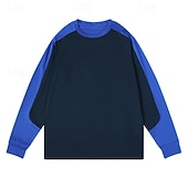 baratos Camisetas e Regatas de Corrida-Homens Bloco de cor Camisa de treino Blusa de corrida Primavera &amp; Outono Manga Longa Roupa Esportiva Academia Corrida Ginástica Preto Amarelo Roxo Roupa de esporte Roupas Esportivas
