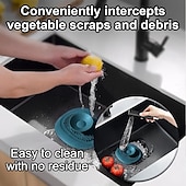 voordelige Badkamergadgets-siliconen vloerafvoer - badkamerarmatuur met haarvanger badstop gootsteenzeeffilter - voor afvoeren kranen douches - thuis &amp;tuinaccessoires