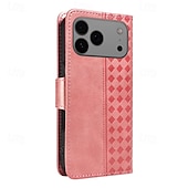 baratos Capas para iPhone-telefone Capinha Para iPhone 17 Pro Max 17 Air 16 15 14 Pro Max Plus 16e 13 Pro Max Mini Capa para Cartão Wallet Proteção de corpo inteiro com cordão Antichoque Retro Couro PU
