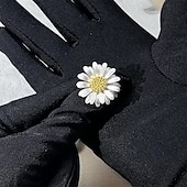 cheap Pins and Brooches-Brooches Floral Fashion Cute Simple Brooch Jewelry Silver For Wedding Party Gift Engagement Prom Festival