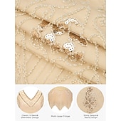 economico Abiti degli anni '20-Set Anni Ruggenti Anni 1920 Lunghezza al ginocchio Abito Flapper Abito da cocktail Costume di fantasia con accessori Maniche corte Il grande Gatsby Ragazza Flapper Paillettes Frangia con nappe Scollo