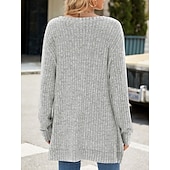 halpa Naisten Yksinkertaiset Paidat-Naisten Pusero Yhtenäinen väri Tyylikäs Vapaa-aika Pitkähihainen Tiukka pyöreä kaula-aukko Tavalliset topit Päivittäin Rypytetty Ruohonvihreä Musta Punastuvan vaaleanpunainen Viini Sininen Kevät