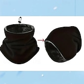 Недорогие отопление охлаждение-2 зимних теплых гетра для шеи для мужчин – утолщенные, дышащие, с мягкой флисовой подкладкой, ветрозащитные для езды на велосипеде и активного отдыха, универсальные, можно носить как грелку для шеи,