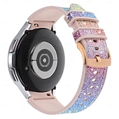 abordables Bracelets de montre Samsung-Bracelet de Montre  pour Samsung Galaxy Montre 7/6/5/4 40/44mm, Montre 5 Pro 45mm, Montre 6 Classique 43/47mm, Montre 4 Classique 42/46mm Silicone Remplacement Sangle Paillettes Mignon Réglable